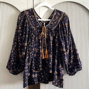 Free People // Never a Dull Moment Floral Top